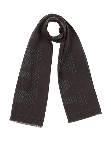 MISSONI Scarves and foulards Brown 100% Virgin Wool