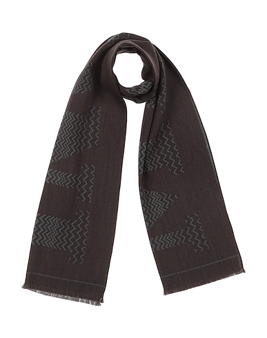 MISSONI Scarves and foulards MARRONE 100% Virgin Wool