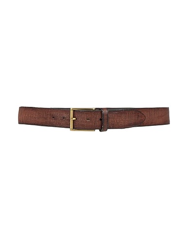 THE JACK AND JACKIE LEATHERS Leather belt Chocolate brown 100% Leather