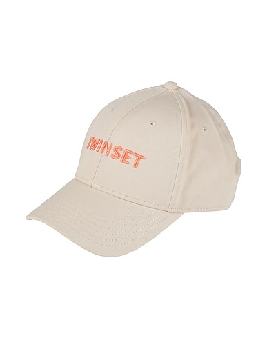 TWINSET Cappello Panna 100% Cotone
