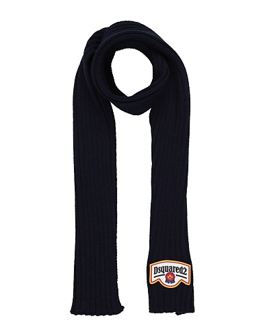 DSQUARED2 Sciarpe e foulard Blu navy 100% Lana