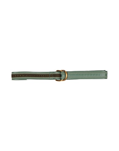 MALÌPARMI Regular belt Emerald green 100% Polyester, Polyurethane