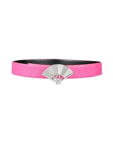 KARL LAGERFELD Regulärer Gürtel  Fuchsia 100% Rindsleder