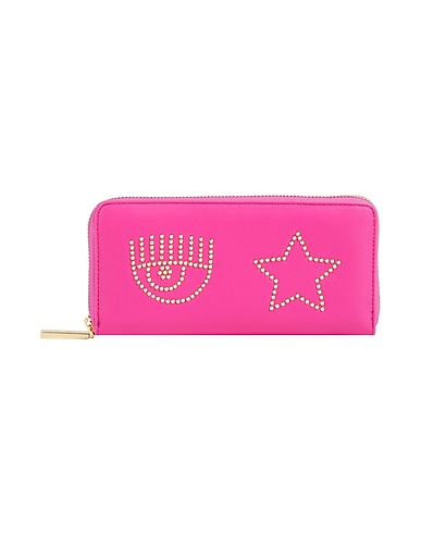 CHIARA FERRAGNI Wallet Magenta 100% Polyurethane resin