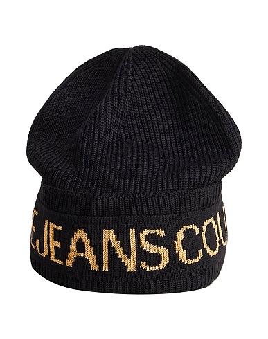 VERSACE JEANS COUTURE Cappello Nero 50% Lana, 50% Acrilico