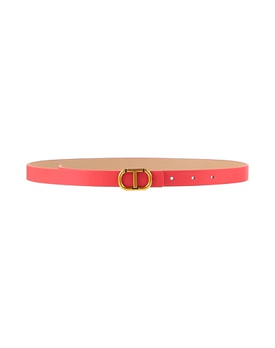TWINSET Cintura Sottile Rosso Pelle di bovino
