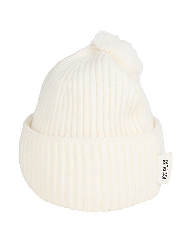 ICE PLAY Hat Ivory 33% Cotton, 30% Polyester, 27% Polyamide, 10% Wool