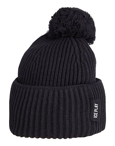 ICE PLAY Cappello Nero 33% Cotone, 30% Poliestere, 27% Poliammide, 10% Lana