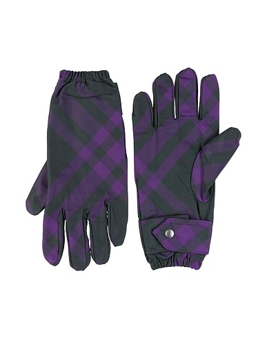 BURBERRY PRORSUM Gloves Purple 100% Polyamide