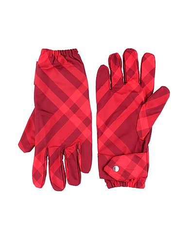 BURBERRY PRORSUM Gloves Burgundy 100% Polyamide