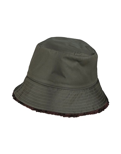 BURBERRY Hat Military green 100% Polyamide