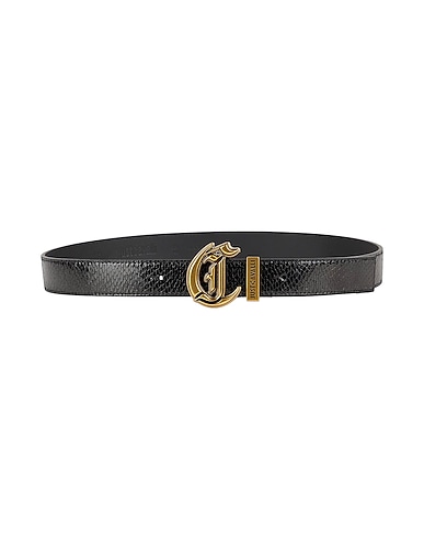 JUST CAVALLI Regular belt Black Polyurethane
