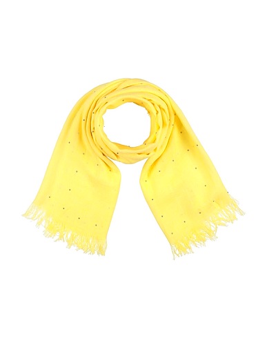 FABIANA FILIPPI Scarves and foulards Yellow 70% Linen, 30% Silk