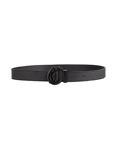 JUST CAVALLI Fabric belt Black Polyurethane