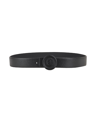JUST CAVALLI Leather belt Black Leather