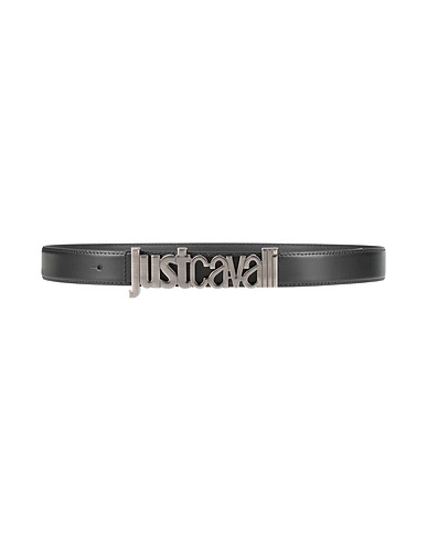 JUST CAVALLI Cintura in pelle Nero Pelle di vitello