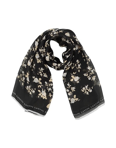 LANVIN Scarves and foulards Black 100% Silk