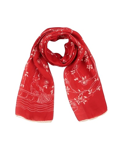 LANVIN Scarves and foulards Rust 100% Silk