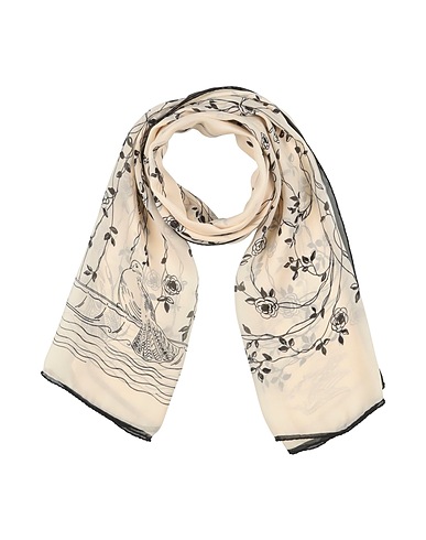 LANVIN Scarves and foulards Beige 100% Silk