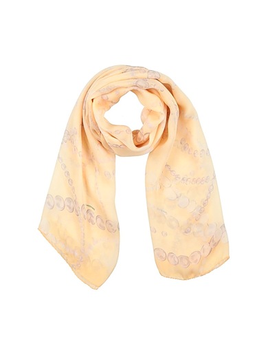 LANVIN Sciarpe e foulard Giallo ocra 100% Seta