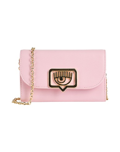 CHIARA FERRAGNI Small Leather Goods Pink 100% Polyester, Polyurethane resin