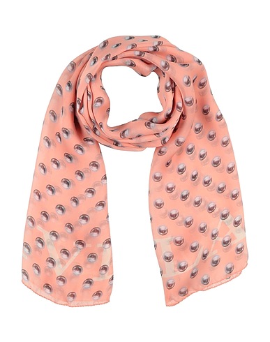 LANVIN Scarves and foulards Salmon pink 100% Silk