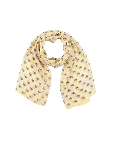 LANVIN Sciarpe e foulard Giallo 100% Seta