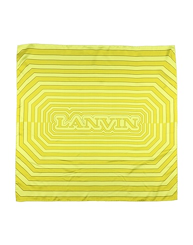 LANVIN Sciarpe e foulard Verde chiaro 100% Seta