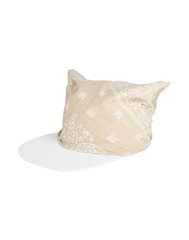 FABIANA FILIPPI Cappello Bianco 100% Cotone, Viscosa, Lino