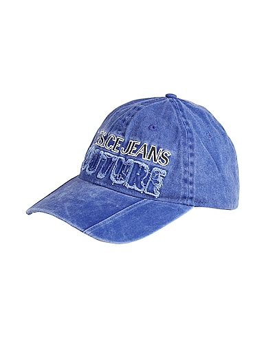 VERSACE JEANS COUTURE Cappello Blu 100% Cotone