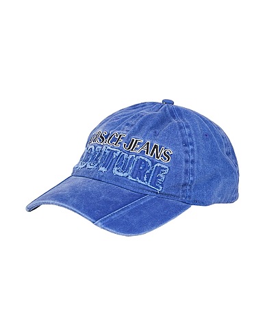 VERSACE JEANS COUTURE Cappello Blu 100% Cotone