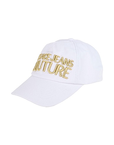 VERSACE JEANS COUTURE Hat White 100% Cotton