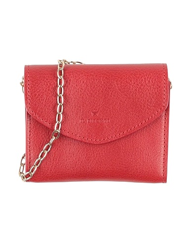 IL BISONTE Small Leather Goods Burgundy Leather
