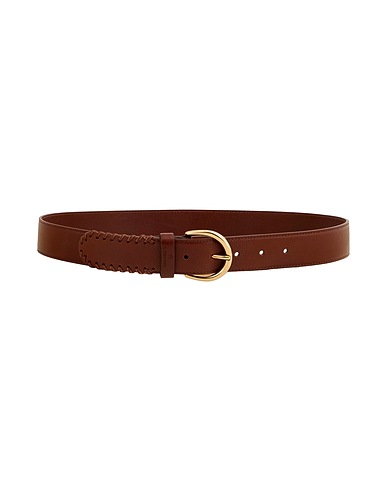 IL BISONTE Regulärer Gürtel  Braun Leder