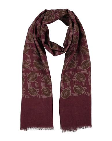 BARBA Napoli Scarves and foulards Plum 93% Virgin Wool, 7% Cashmere