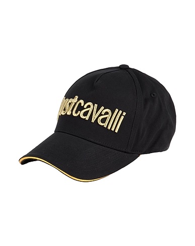 JUST CAVALLI Hat Black 100% Cotton