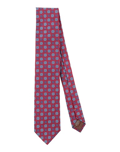 CANALI Ties and bow ties Brick red 100% Silk