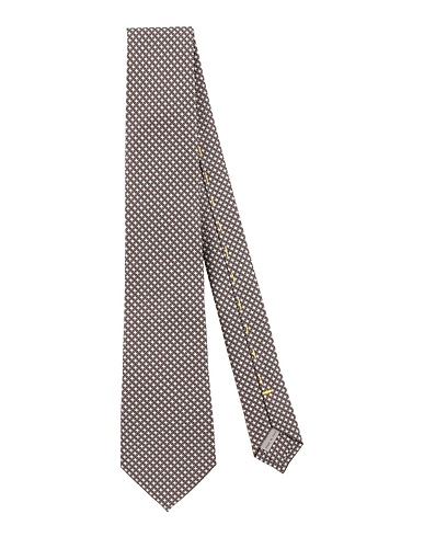CANALI Cravatte e papillon Testa di moro 100% Seta