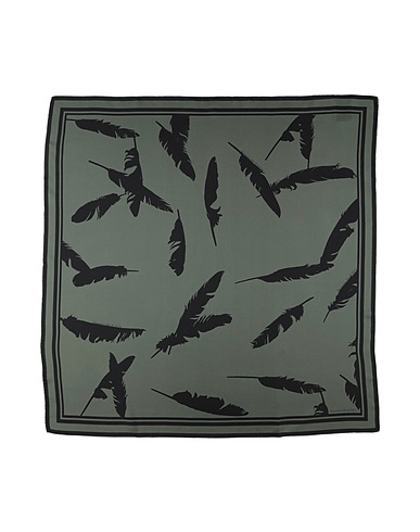 MCQUEEN Scarves and foulards Military green 100% Silk
