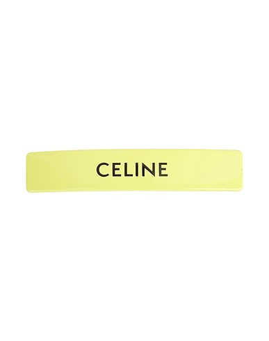 CELINE Hair accessory Lime green 100% Acetate, Steel