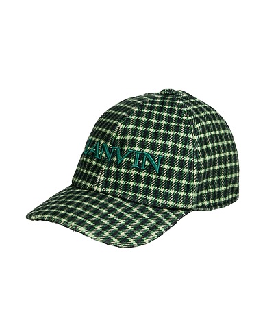 LANVIN Hat Green 100% Virgin Wool
