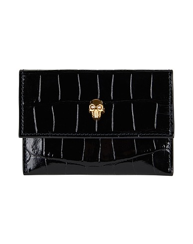 MCQUEEN Small Leather Goods Black Leather