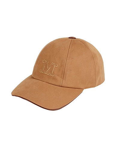 MAX MARA Hat Camel 100% Cotton, Polyester
