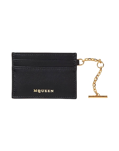 MCQUEEN Small Leather Goods Black Leather