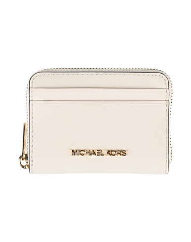 MICHAEL MICHAEL KORS PICCOLA PELLETTERIA Off white Altre Fibre
