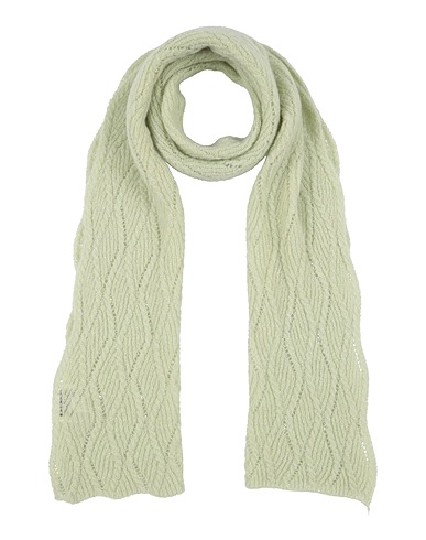 MAISON ANJE Scarves and foulards Light green 35% Merino Wool, 35% Mohair wool, 27% Polyamide, 3% Elastane