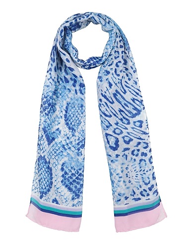 CODELLO Scarves and foulards Light blue 100% Recycled polyester