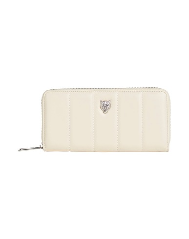 PLEIN SPORT Wallet Cream 100% Polyurethane