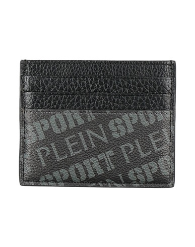 PLEIN SPORT Small Leather Goods Black 80% Cow leather, 20% Polyurethane