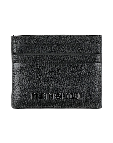 PLEIN SPORT Cardholder 80% Cow leather, 20% Polyurethane